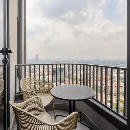 Apartamento Mesmerizing Loft With Stunning City View In Cuauhtemoc